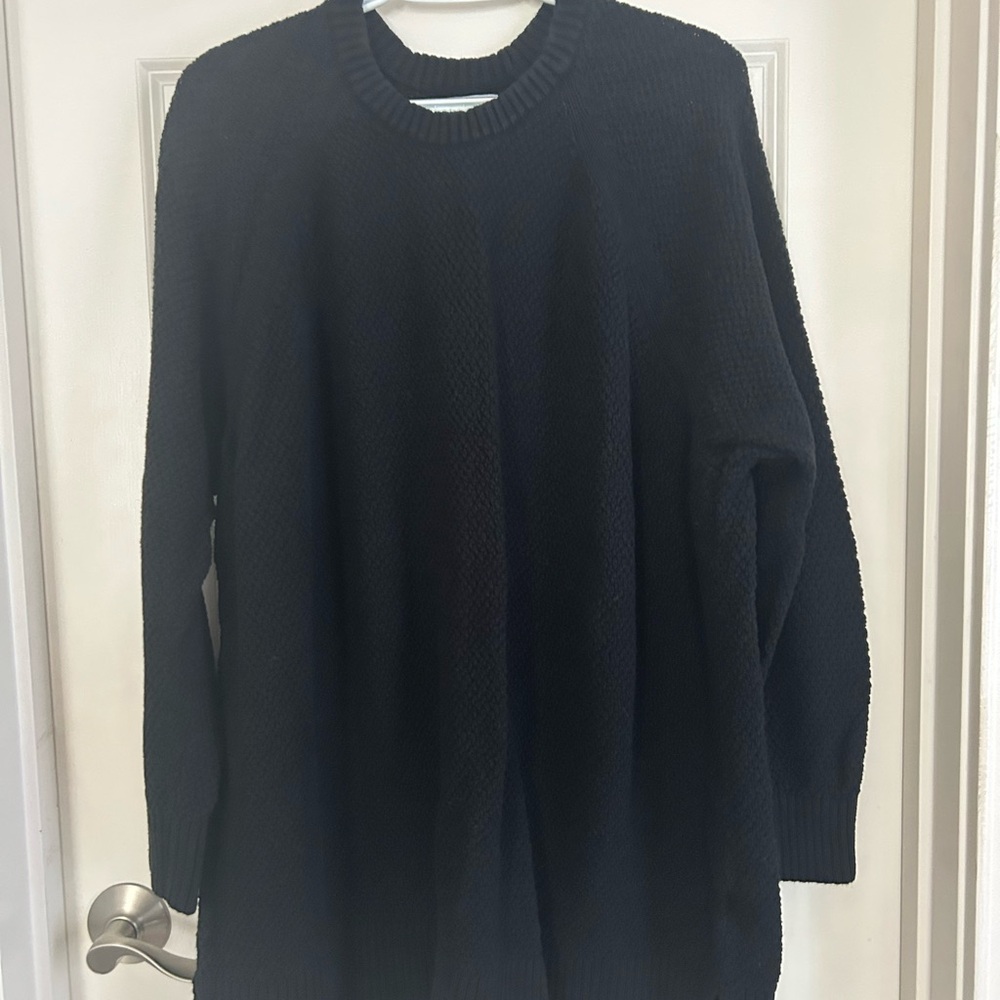 Cozy Black Knit Sweater